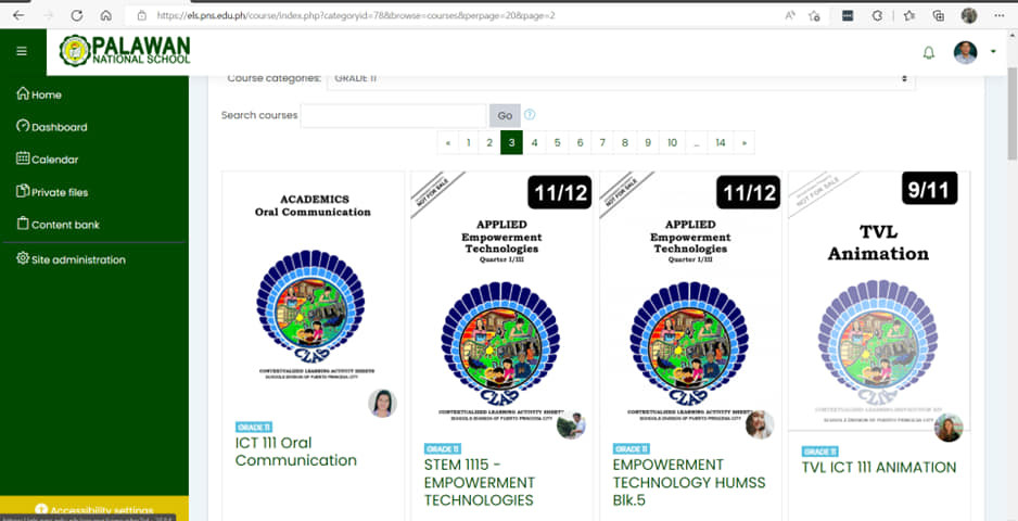 ePNS Learning Management System