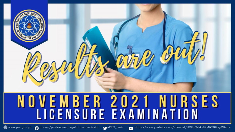 List Of Nurse Board Exam Result Passers For November Education In Philippines