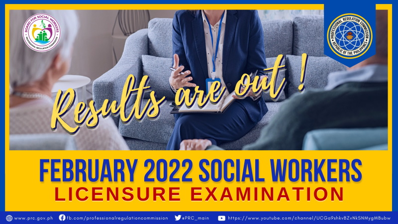 February 2022 Licensure Examination For Social Workers 1 