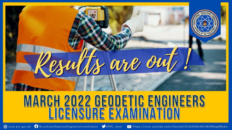List Of Geodetic Engineer Board Exam Result Passers For March 2022 Education In Philippines 1273