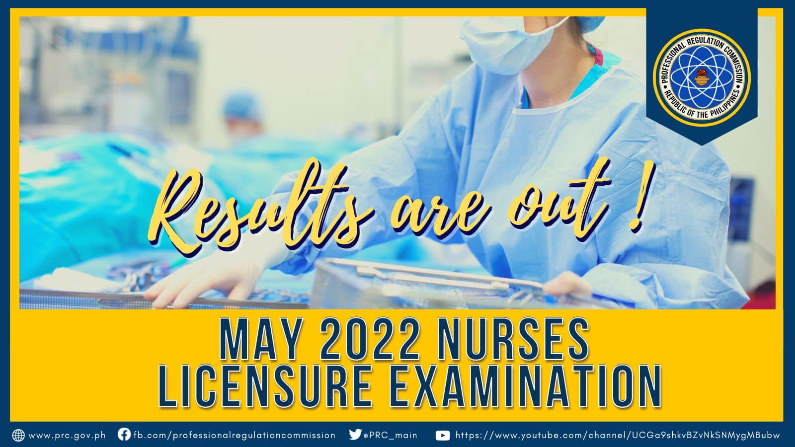 Nurse Licensure Examination June 2022 PRC Board Exam Result 