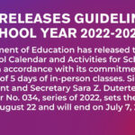 Guidelines on Enrollment for School Year 2022–2023