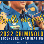 July 2022 Criminologist Licensure Examination Results