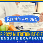 October 2022 Nutritionist-Dietitian Licensure Examination Results