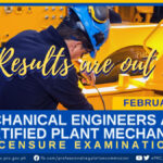 February 2023 Mechanical Engineers Licensure Examination