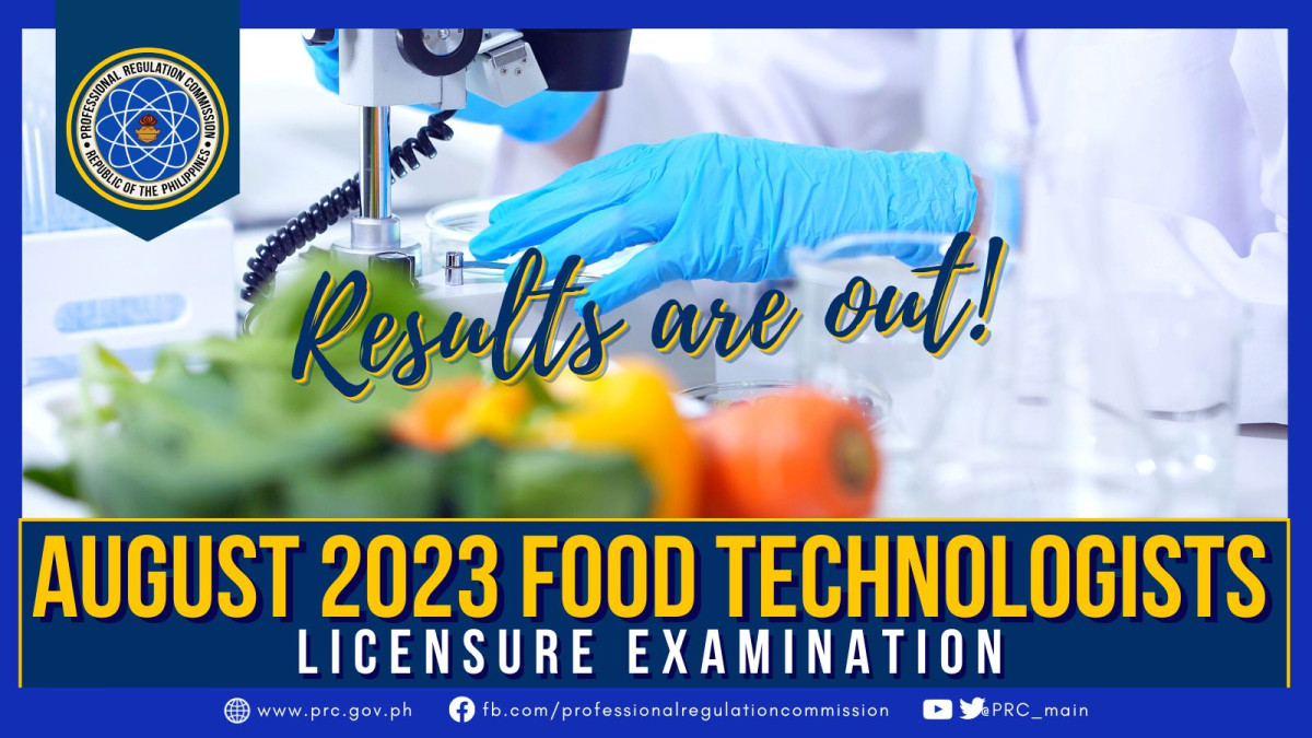 prc room assignment food technologist