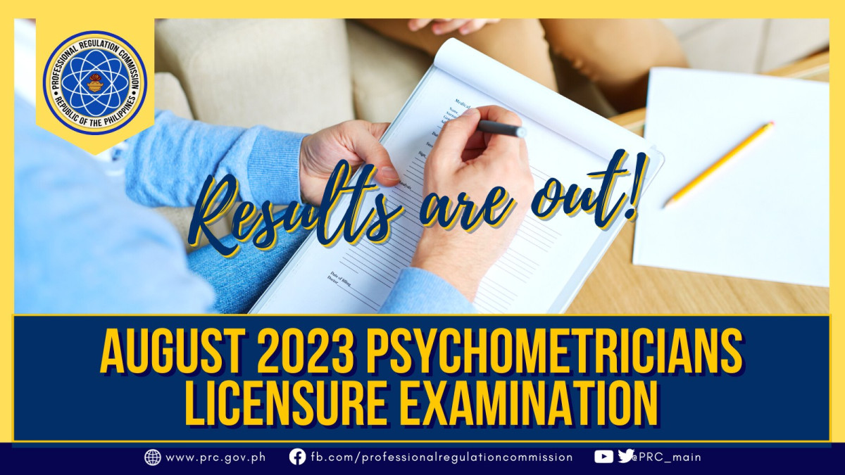 prc room assignment psychometrician august 2023